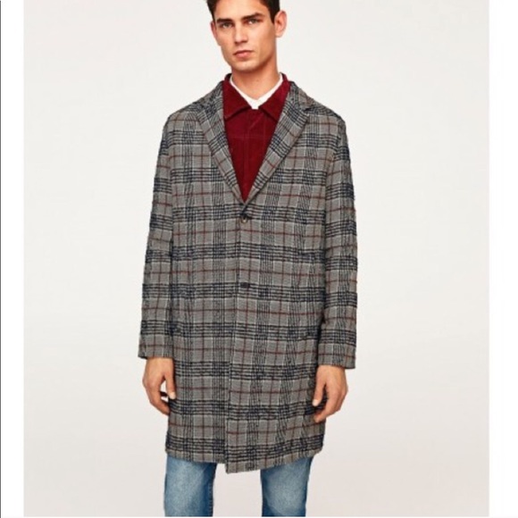 Zara Other - ZARA CHECKED COAT - SMALL - NWT